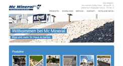 Desktop Screenshot of mcmineral.de