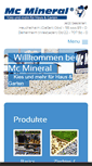 Mobile Screenshot of mcmineral.de